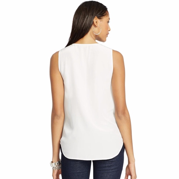 NWOT-Polo Ralph Lauren Silk Necktie Sleeveless Top - Picture 3 of 6